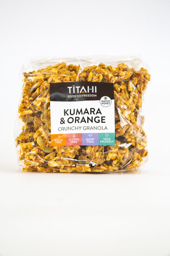 Kumara, Orange and Almond Crunchy Granola